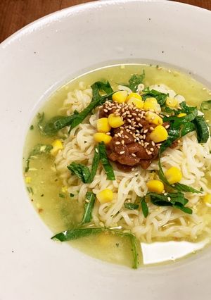 塩ラーメンで！夏に嬉しい梅冷やし麺！-レシピのメイン写真