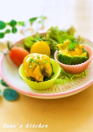 お弁当に♬ピーマンカップでミートボール-レシピのメイン写真