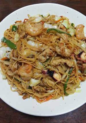 中華焼きビーフン(市販のたれで)-レシピのメイン写真