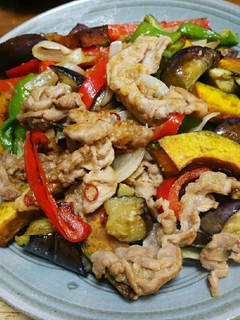 たっぷり夏野菜と豚の味噌炒め-レシピのメイン写真