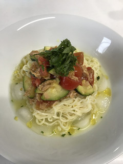 シーチキンと夏野菜の冷やし塩ラーメン☆-レシピのメイン写真