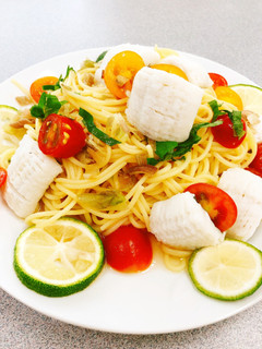 さっぱり鱧のサラダパスタ-レシピのメイン写真