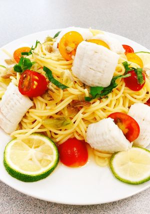 さっぱり鱧のサラダパスタ-レシピのメイン写真