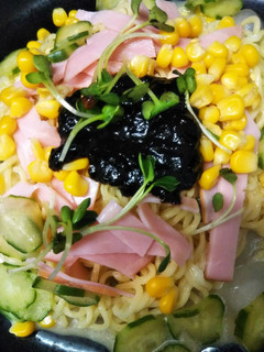 サッポロ一番★おかず海苔コーン冷やし麺-レシピのメイン写真