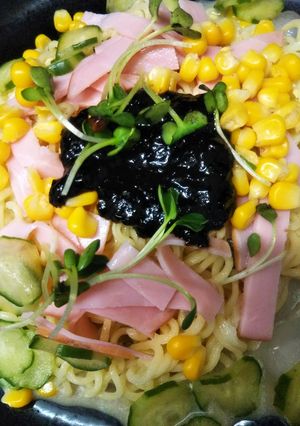 サッポロ一番★おかず海苔コーン冷やし麺-レシピのメイン写真