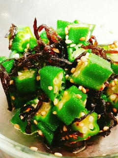 オクラの塩昆布和え☆-レシピのメイン写真