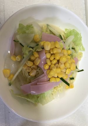 簡単冷たいラーメン-レシピのメイン写真