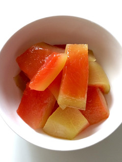 超簡単!スイカの皮の煮物-レシピのメイン写真