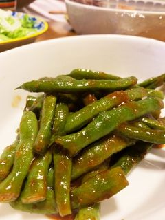 箸が止まらない…インゲンの生姜焼き-レシピのメイン写真