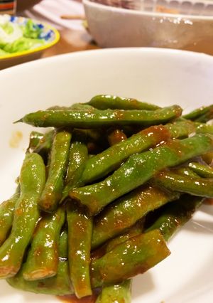 箸が止まらない…インゲンの生姜焼き-レシピのメイン写真