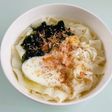 簡単ヘルシー☆温玉乗せ冷やし白だしうどん