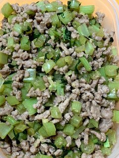 大根の葉でひき肉ふりかけ☆-レシピのメイン写真