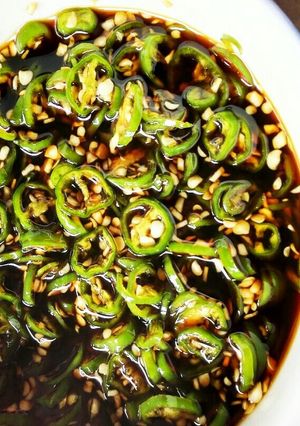 青唐辛子の醤油漬け-レシピのメイン写真