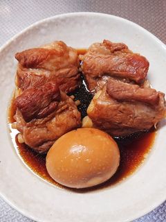 ☆フライパンで豚の角煮☆-レシピのメイン写真
