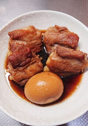 ☆フライパンで豚の角煮☆-レシピのメイン写真