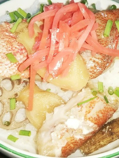 赤魚煮付け丼(血管ダイエット1385)-レシピのメイン写真