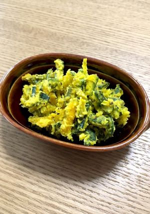 離乳食の余りで…南瓜のチーズ風味サラダ-レシピのメイン写真
