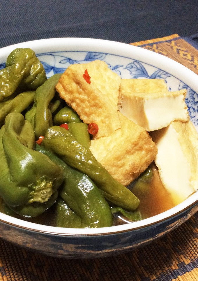 ピーマンと絹揚げのさっと煮-レシピのメイン写真