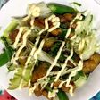 鶏肉とナスの夏野菜サラダ