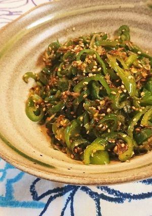 ピーマンの甘味感じるふんわり鰹節和え♪-レシピのメイン写真