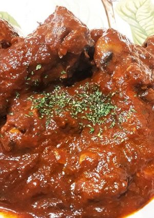 ポークリブの赤ワイン煮込み-レシピのメイン写真