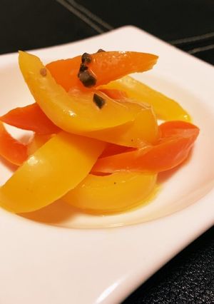簡単美味♪旬のパプリカマリネ☆-レシピのメイン写真