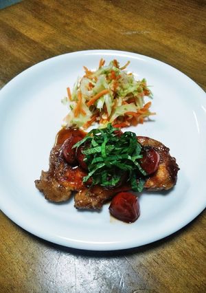 Oisix豚ロースとまと照り焼きキット❤-レシピのメイン写真