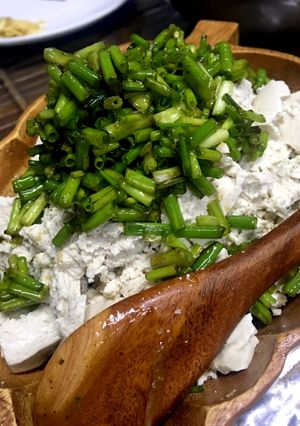 ダイエット！豆腐とネギの簡単おかず-レシピのメイン写真