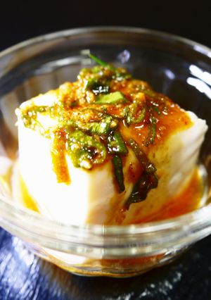 豆腐で副菜。よだれ鶏のたれでピリ辛★冷奴-レシピのメイン写真