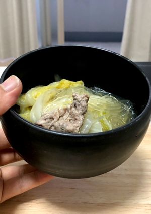 【低カロリー】白菜と春雨のスープ-レシピのメイン写真