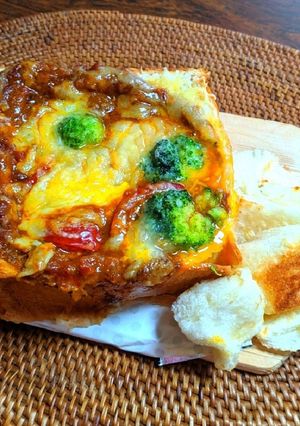 簡単な✿カレーのパングラタン-レシピのメイン写真