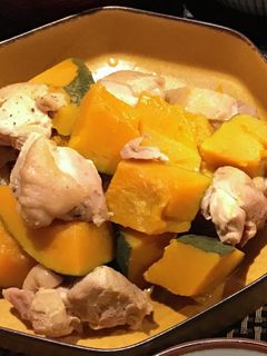 鶏とかぼちゃの煮物-レシピのメイン写真