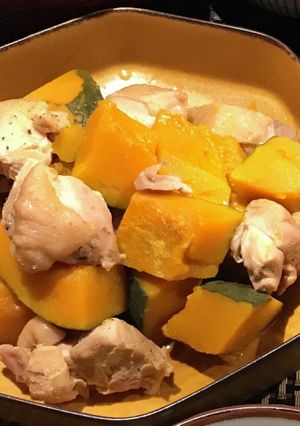 鶏とかぼちゃの煮物-レシピのメイン写真