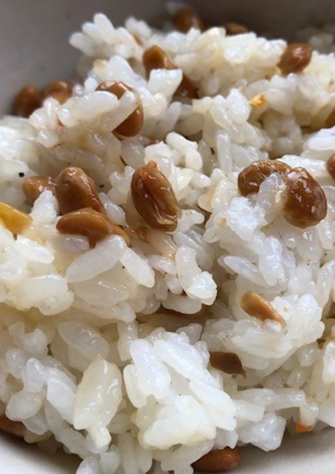 バターしょうゆピラフと納豆ご飯-レシピのメイン写真