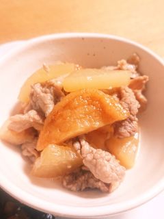 大根しみしみ豚肉とさつま揚げの甘辛煮-レシピのメイン写真