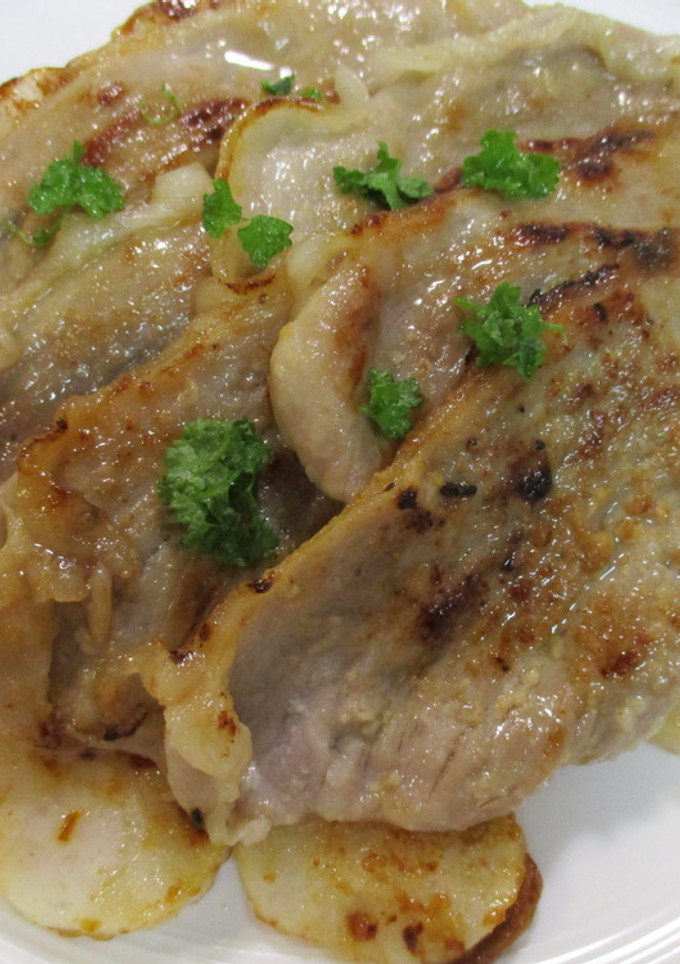 長芋と豚肉の塩こうじ漬け焼き-レシピのメイン写真