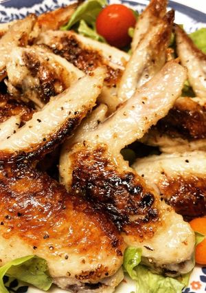 手羽先の旨塩カリカリ焼き♪-レシピのメイン写真