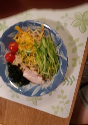 サッポロ一番で作る冷やし中華-レシピのメイン写真