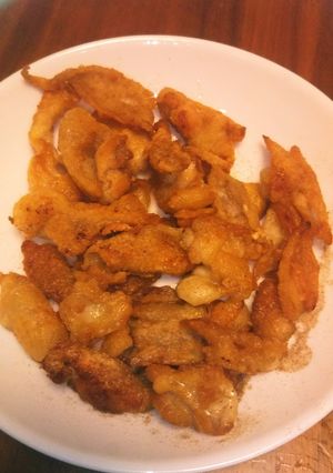 激ウマ！簡単！パリパリおつまみ鶏皮-レシピのメイン写真