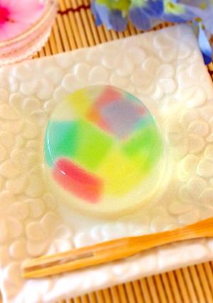 キラキラ☆宝石みたいな寒天ゼリー-レシピのメイン写真