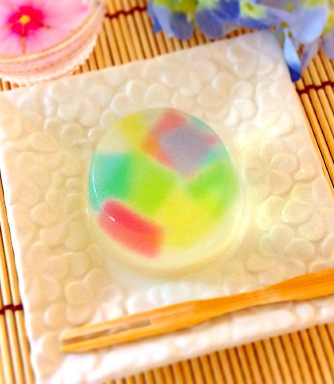キラキラ☆宝石みたいな寒天ゼリー-レシピのメイン写真