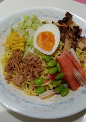 サッポロ一番で簡単冷やし中華風ラーメン-レシピのメイン写真