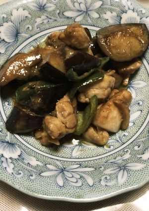 茄子とピーマンと鳥のシギ焼き-レシピのメイン写真