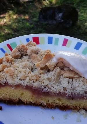 ルバーブ クランブル ケーキ-レシピのメイン写真