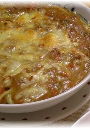 意外とイケる！！カレーパスタグラタン-レシピのメイン写真
