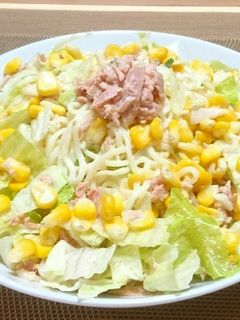 サッポロ一番塩味でラーメンサラダ-レシピのメイン写真