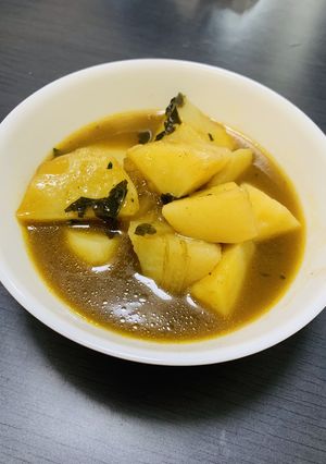 カレーうどんの残りつゆで☆じゃがいも煮-レシピのメイン写真