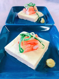 湯葉ミルフィーユのカニカマのせ-レシピのメイン写真