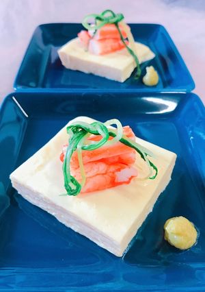 湯葉ミルフィーユのカニカマのせ-レシピのメイン写真