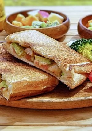 我が家のホットサンド*キャンプ飯-レシピのメイン写真